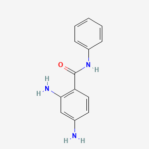 molecular formula C13H13N3O B3038151 2,4-diamino-N-phenylbenzamide CAS No. 77142-69-9
