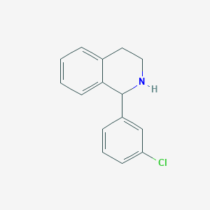 molecular formula C15H14ClN B3038158 1-(3-Chlorophenyl)-1,2,3,4-tetrahydroisoquinoline CAS No. 774120-07-9
