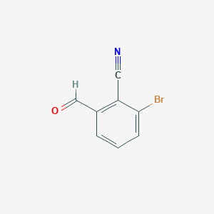 molecular formula C8H4BrNO B3038160 2-Bromo-6-formylbenzonitrile CAS No. 77532-87-7