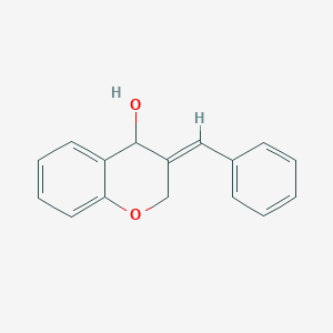 molecular formula C16H14O2 B3038163 (3E)-3-benzylidene-4H-chromen-4-ol CAS No. 77763-78-1
