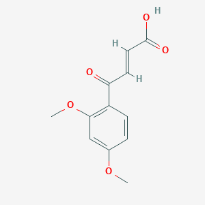 molecular formula C12H12O5 B3038167 (E)-4-(2,4-Dimethoxyphenyl)-4-oxo-2-butenoic acid CAS No. 78149-70-9