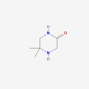 molecular formula C6H12N2O B3038173 5,5-Dimethylpiperazin-2-one CAS No. 78551-33-4