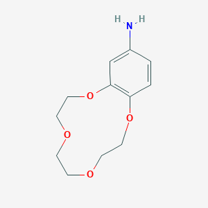 molecular formula C12H17NO4 B3038174 4-Aminobenzo-12-crown-4 CAS No. 78554-68-4