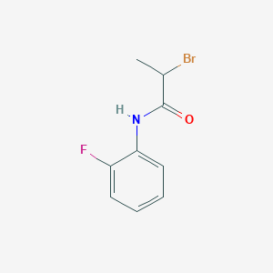 molecular formula C9H9BrFNO B3038182 2-bromo-N-(2-fluorophenyl)propanamide CAS No. 79144-82-4