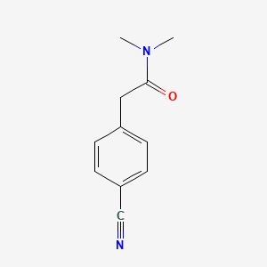 molecular formula C11H12N2O B3038183 2-(4-cyanophenyl)-N,N-dimethylacetamide CAS No. 79149-55-6