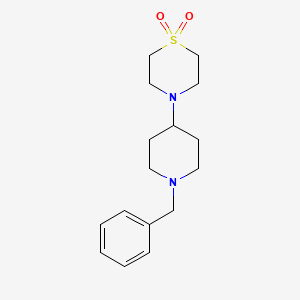 molecular formula C16H24N2O2S B3038184 4-(1-Benzylpiperidin-4-yl)-1,4-thiazinane 1,1-dioxide CAS No. 79206-95-4