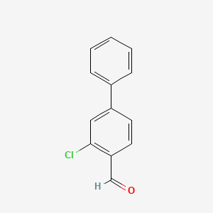 molecular formula C13H9ClO B3038185 3-Chloro-[1,1'-biphenyl]-4-carbaldehyde CAS No. 79213-60-8