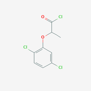molecular formula C9H7Cl3O2 B3038186 2-(2,5-Dichlorophenoxy)propanoyl chloride CAS No. 79239-50-2