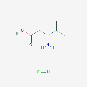 3-Amino-4-methylpentanoic acid hydrochloride