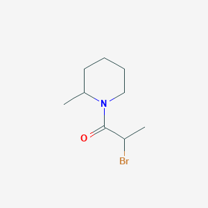 molecular formula C9H16BrNO B3038218 1-(2-溴丙酰)-2-甲基哌啶 CAS No. 81042-13-9