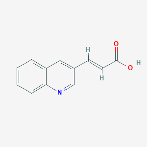 molecular formula C12H9NO2 B3038219 (E)-3-quinolin-3-ylprop-2-enoic acid CAS No. 81124-51-8