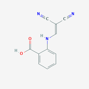 molecular formula C11H7N3O2 B3038220 2-(2,2-dicyanoethenylamino)benzoic Acid CAS No. 811841-69-7