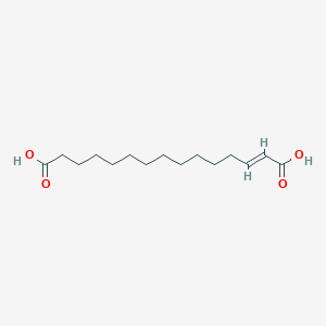 molecular formula C15H26O4 B3038224 2-Pentadecenedioic acid CAS No. 81588-35-4