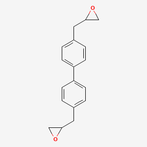 molecular formula C18H18O2 B3038225 4,4'-Bis(oxiran-2-ylmethyl)-1,1'-biphenyl CAS No. 81591-83-5