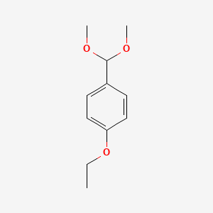 molecular formula C11H16O3 B3038236 4-Ethoxybenzaldehyde dimethyl acetal CAS No. 82736-90-1