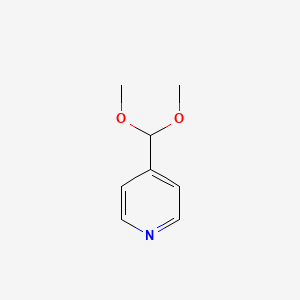molecular formula C8H11NO2 B3038237 4-(二甲氧基甲基)吡啶 CAS No. 82736-91-2