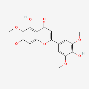 molecular formula C19H18O8 B3038240 4',5'-二羟基-3',5',6,7-四甲氧基黄酮 CAS No. 83133-17-9