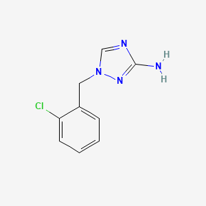 molecular formula C9H9ClN4 B3038245 1-(2-氯苄基)-1H-1,2,4-三唑-3-胺 CAS No. 832738-04-2