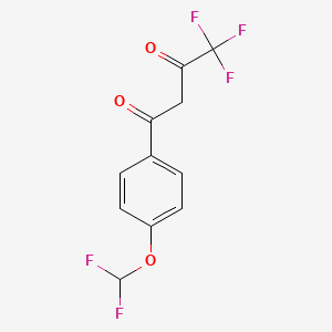 1-[4-(Difluoromethoxy)phenyl]-4,4,4-trifluorobutane-1,3-dione