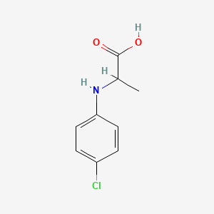 molecular formula C9H10ClNO2 B3038247 2-(4-氯苯氨基)-丙酸 CAS No. 83442-61-9