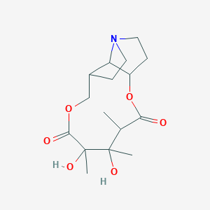molecular formula C16H25NO6 B3038251 Cropodine CAS No. 83601-85-8