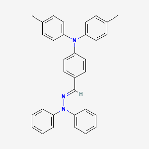 molecular formula C33H29N3 B3038258 4-Bis(4-methylphenyl)aminobenzaldehyde-1,1-diphenyl-hydrazone CAS No. 83992-95-4