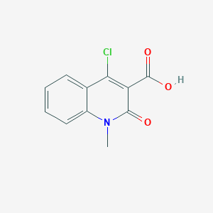 molecular formula C11H8ClNO3 B3038260 4-Chloro-1-methyl-2-oxo-1,2-dihydroquinoline-3-carboxylic acid CAS No. 84088-52-8