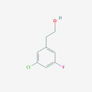 molecular formula C8H8ClFO B3038262 3-氯-5-氟苯乙醇 CAS No. 842123-84-6