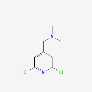 molecular formula C8H10Cl2N2 B3038282 1-(2,6-二氯吡啶-4-基)-N,N-二甲基甲胺 CAS No. 849095-39-2