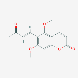 molecular formula C15H14O5 B3038284 5-甲氧基次柏酮 CAS No. 85011-58-1