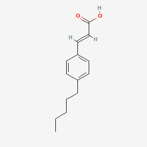 molecular formula C14H18O2 B3038285 (2E)-3-(4-pentylphenyl)prop-2-enoic acid CAS No. 85017-61-4