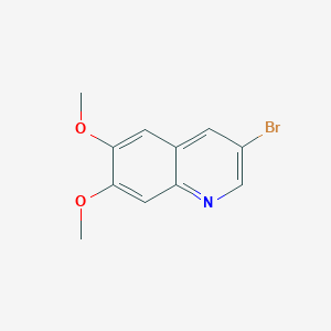 molecular formula C11H10BrNO2 B3038287 3-溴-6,7-二甲氧基喹啉 CAS No. 850352-73-7