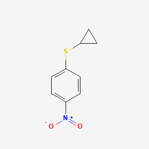 molecular formula C9H9NO2S B3038289 Cyclopropyl(4-nitrophenyl)sulfane CAS No. 851008-48-5