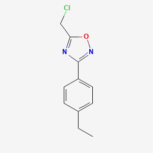 5-(Chloromethyl)-3-(4-ethylphenyl)-1,2,4-oxadiazole