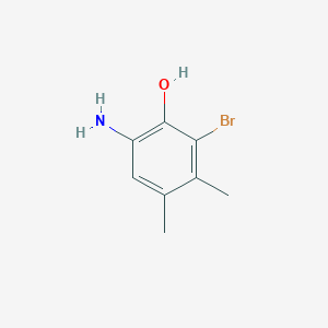 molecular formula C8H10BrNO B3038303 6-Amino-2-bromo-3,4-dimethylphenol CAS No. 854663-56-2