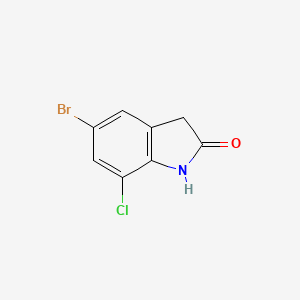 5-Bromo-7-chloro-1,3-dihydro-indol-2-one