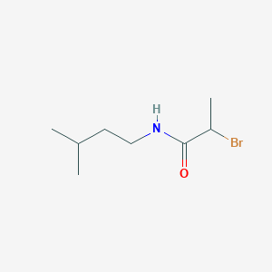 molecular formula C8H16BrNO B3038309 2-溴-N-(3-甲基丁基)丙酰胺 CAS No. 856078-38-1