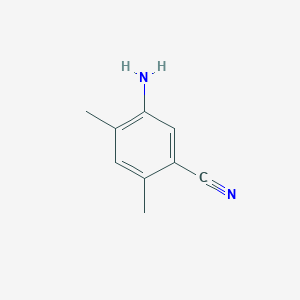 molecular formula C9H10N2 B3038316 5-氨基-2,4-二甲基苯甲腈 CAS No. 856789-54-3