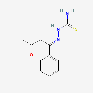 molecular formula C11H13N3OS B3038320 [(3-Oxo-1-phenylbutylidene)amino]thiourea CAS No. 85846-20-4