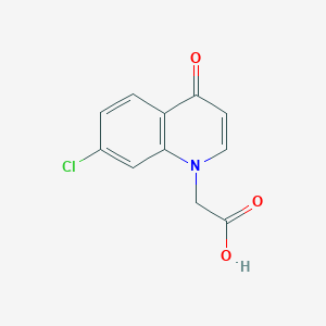 molecular formula C11H8ClNO3 B3038323 (7-chloro-4-oxoquinolin-1(4H)-yl)acetic acid CAS No. 860204-26-8