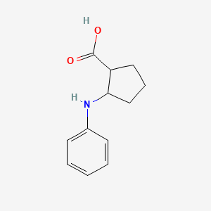 molecular formula C12H15NO2 B3038326 2-Anilinocyclopentanecarboxylic acid CAS No. 860378-72-9