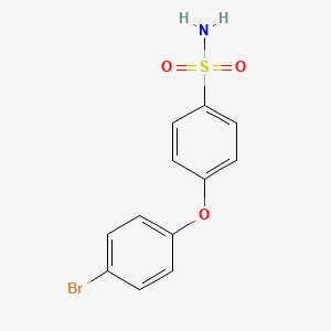 molecular formula C12H10BrNO3S B3038327 4-(4-溴苯氧基)苯磺酰胺 CAS No. 860515-97-5