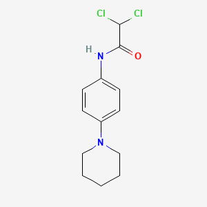 2,2-dichloro-N-(4-piperidinophenyl)acetamide