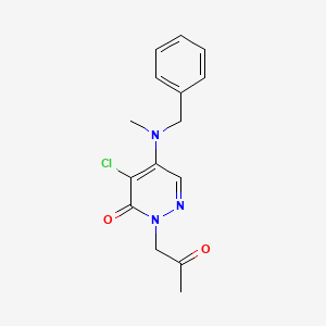 5-[benzyl(methyl)amino]-4-chloro-2-(2-oxopropyl)-3(2H)-pyridazinone