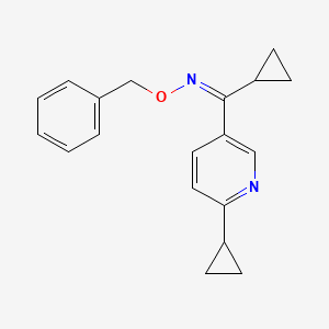 cyclopropyl(6-cyclopropyl-3-pyridinyl)methanone O-benzyloxime