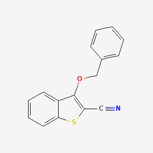 molecular formula C16H11NOS B3038370 3-(Benzyloxy)-1-benzothiophene-2-carbonitrile CAS No. 860785-78-0