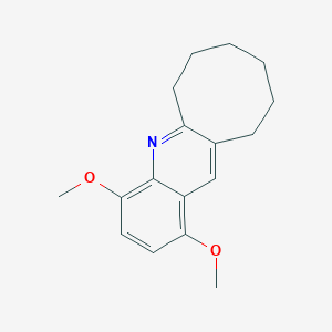 molecular formula C17H21NO2 B3038376 1,4-Dimethoxy-6,7,8,9,10,11-hexahydrocycloocta[b]quinoline CAS No. 860787-00-4