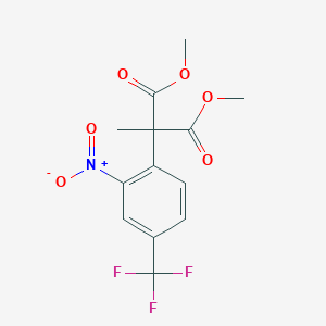 Dimethyl 2-methyl-2-[2-nitro-4-(trifluoromethyl)phenyl]malonate