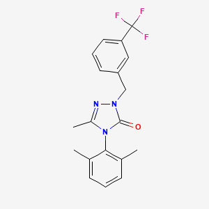 4-(2,6-dimethylphenyl)-5-methyl-2-[3-(trifluoromethyl)benzyl]-2,4-dihydro-3H-1,2,4-triazol-3-one