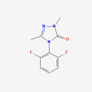 molecular formula C10H9F2N3O B3038396 4-(2,6-difluorophenyl)-2,5-dimethyl-2,4-dihydro-3H-1,2,4-triazol-3-one CAS No. 861206-29-3